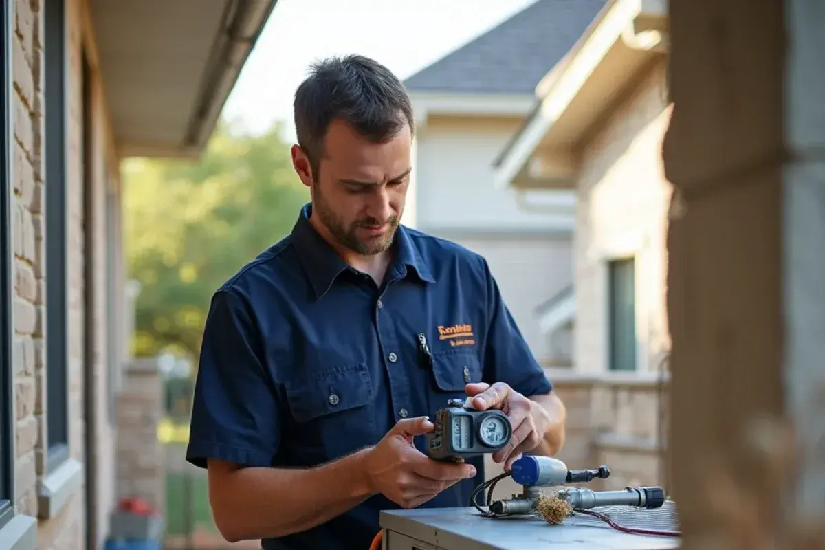 Checking static pressure and blower wheel cleanliness in Central Texas