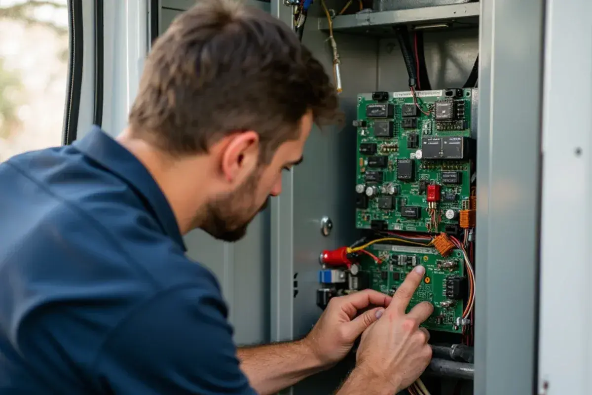 Diagnosing diagnostic LED flash codes on integrated furnace control board