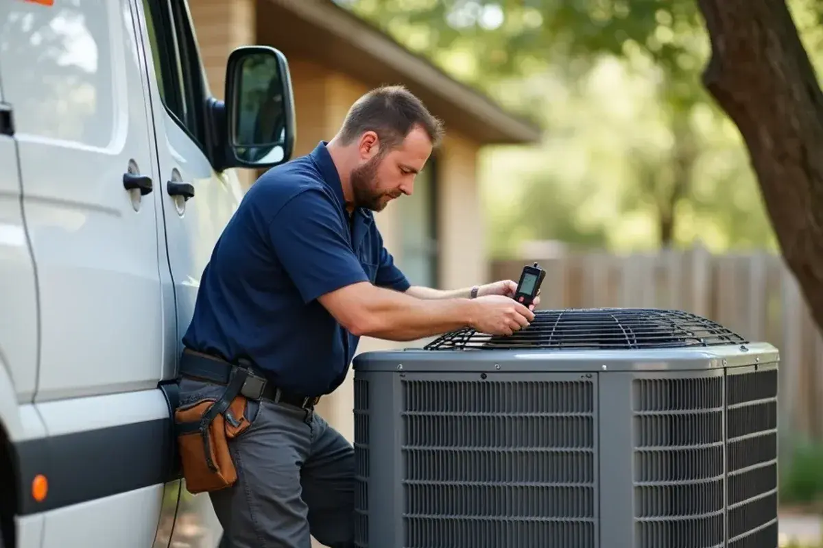 Heat pump reversing valve and refrigerant service in Copperas Cove